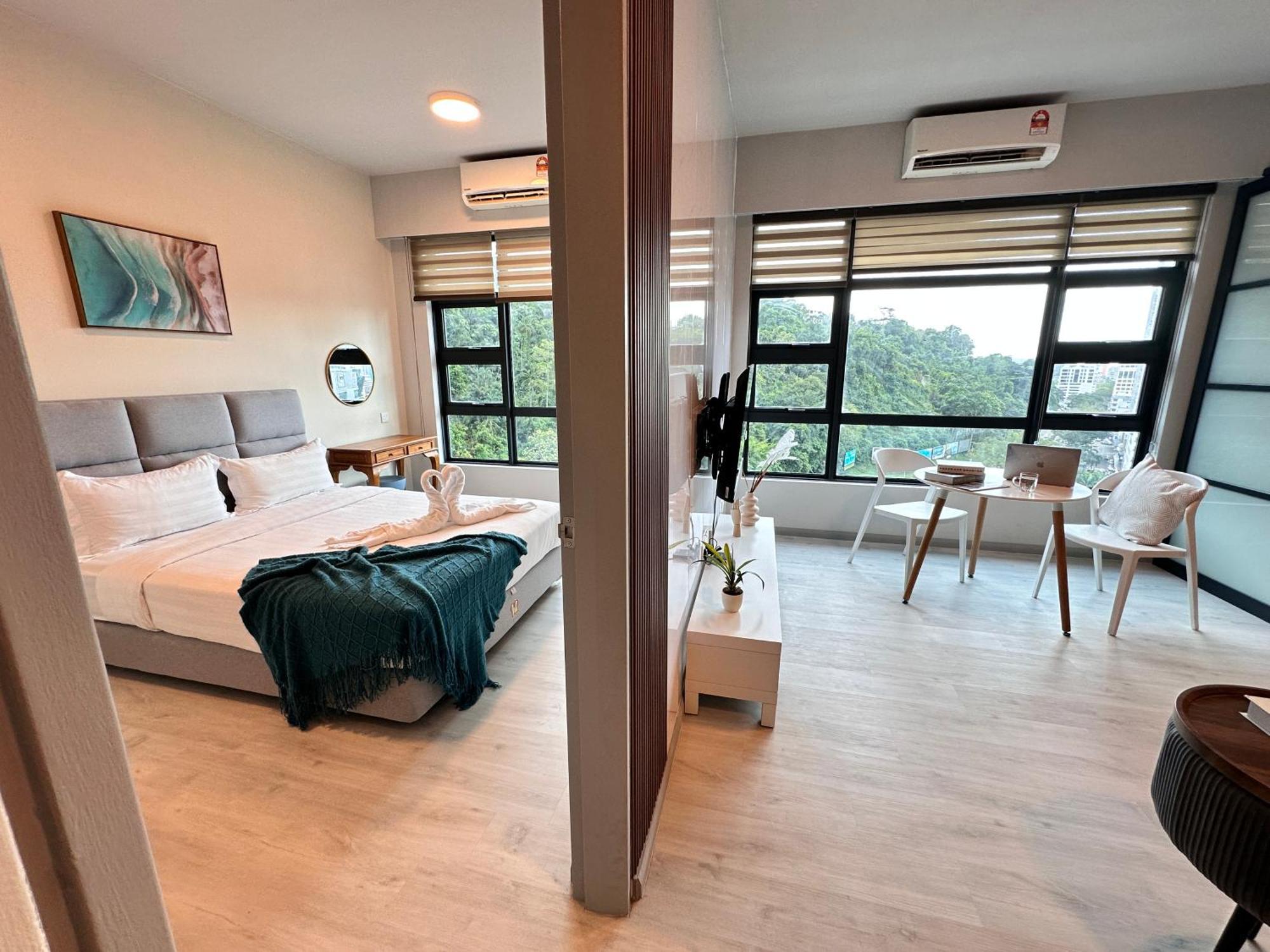 Jq1 Sea & Pool Or City View Wifi I Washing Machine For Some Units I Cuckoo Water Jesselton Quay By R2 Κότα Κιναμπαλού Εξωτερικό φωτογραφία