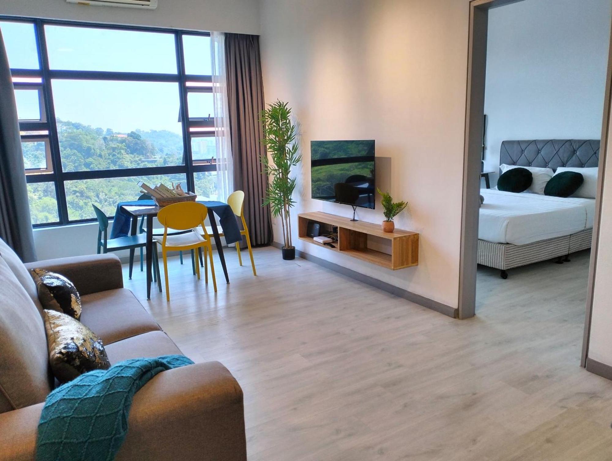Jq1 Sea & Pool Or City View Wifi I Washing Machine For Some Units I Cuckoo Water Jesselton Quay By R2 Κότα Κιναμπαλού Εξωτερικό φωτογραφία