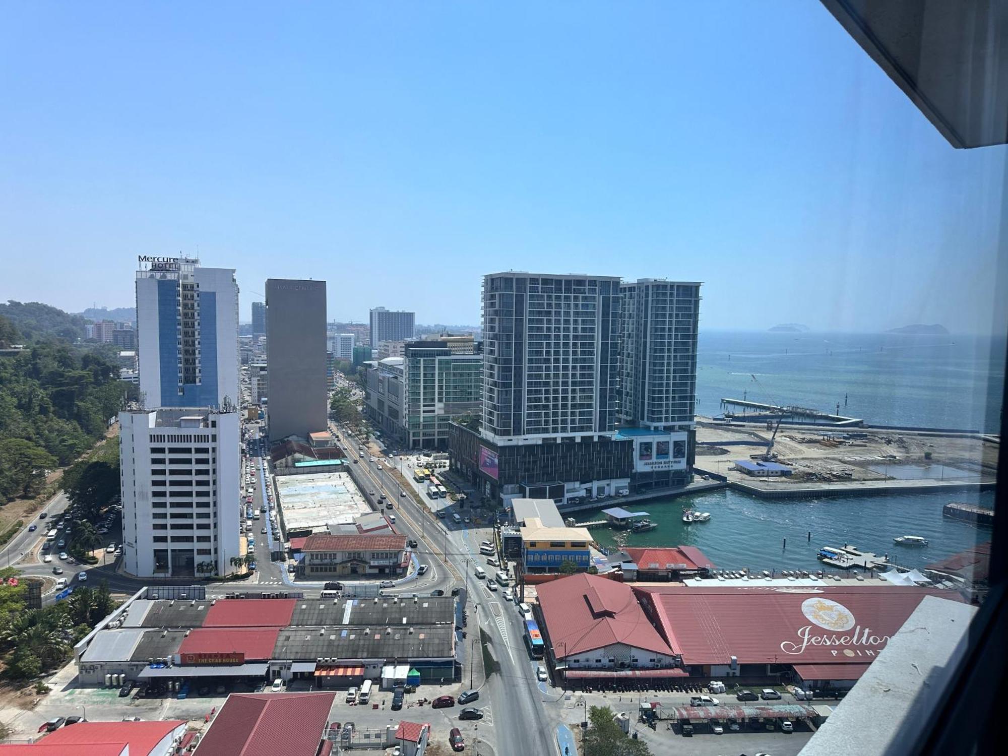 Jq1 Sea & Pool Or City View Wifi I Washing Machine For Some Units I Cuckoo Water Jesselton Quay By R2 Κότα Κιναμπαλού Εξωτερικό φωτογραφία