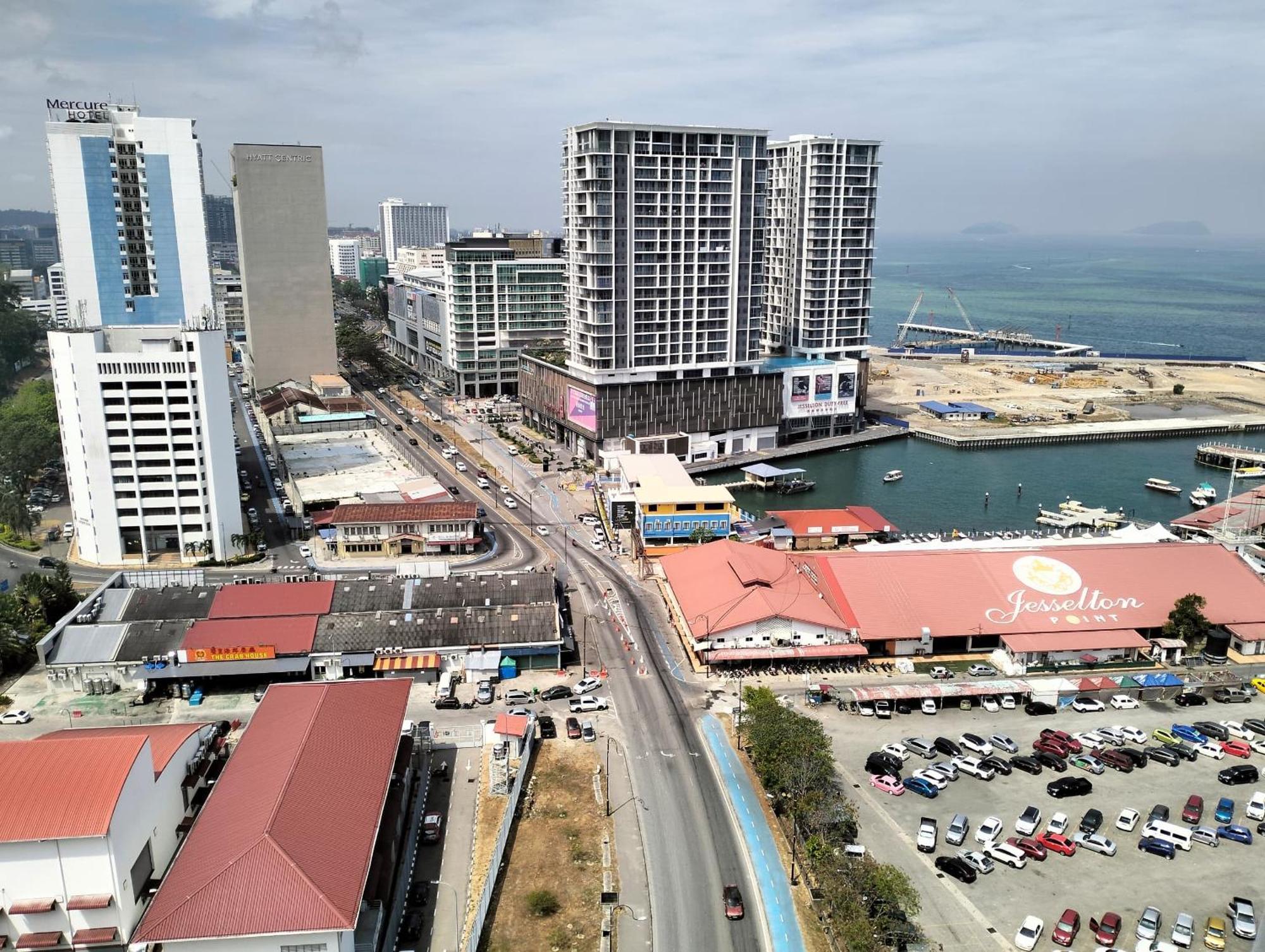 Jq1 Sea & Pool Or City View Wifi I Washing Machine For Some Units I Cuckoo Water Jesselton Quay By R2 Κότα Κιναμπαλού Εξωτερικό φωτογραφία