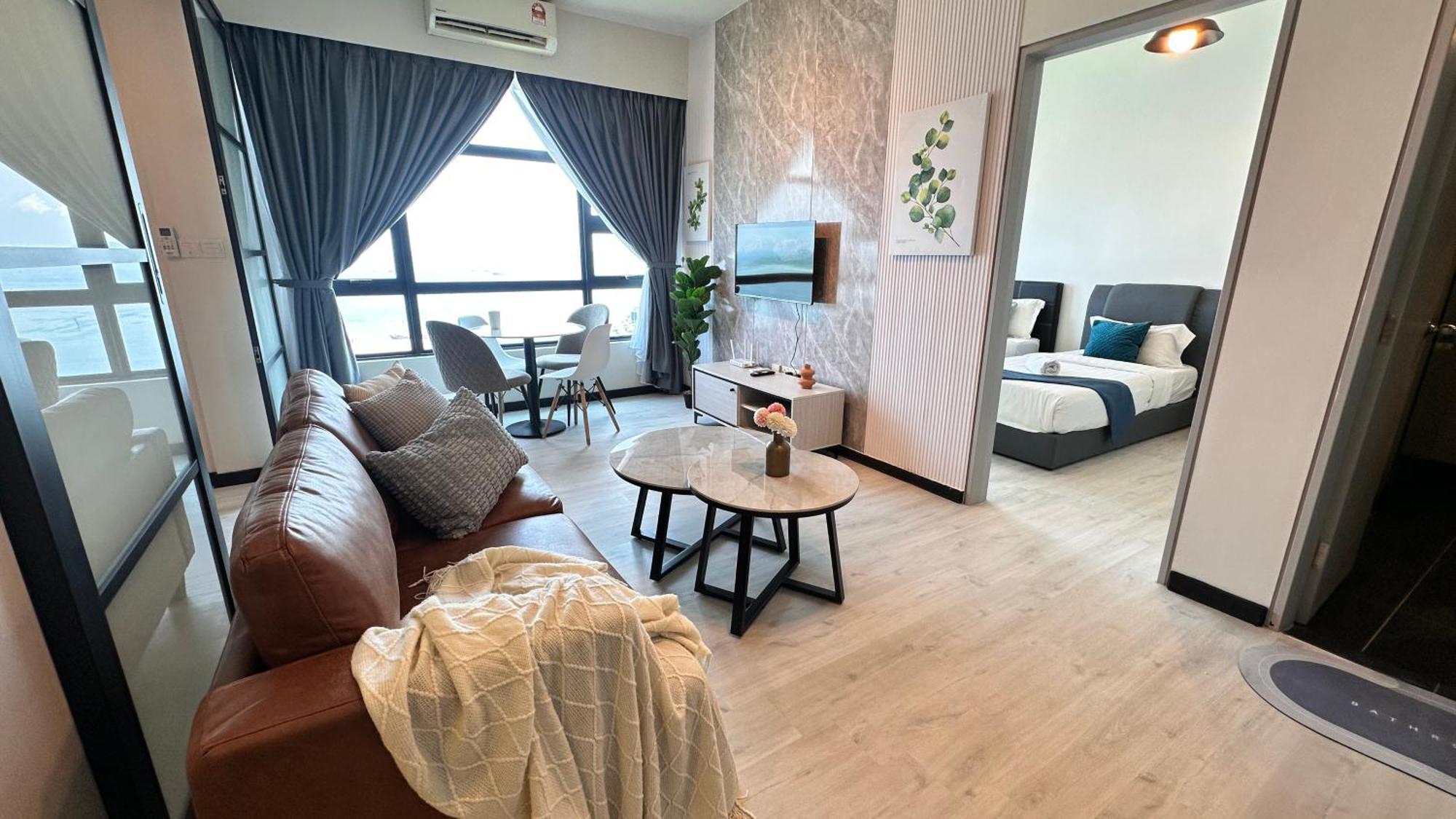 Jq1 Sea & Pool Or City View Wifi I Washing Machine For Some Units I Cuckoo Water Jesselton Quay By R2 Κότα Κιναμπαλού Εξωτερικό φωτογραφία