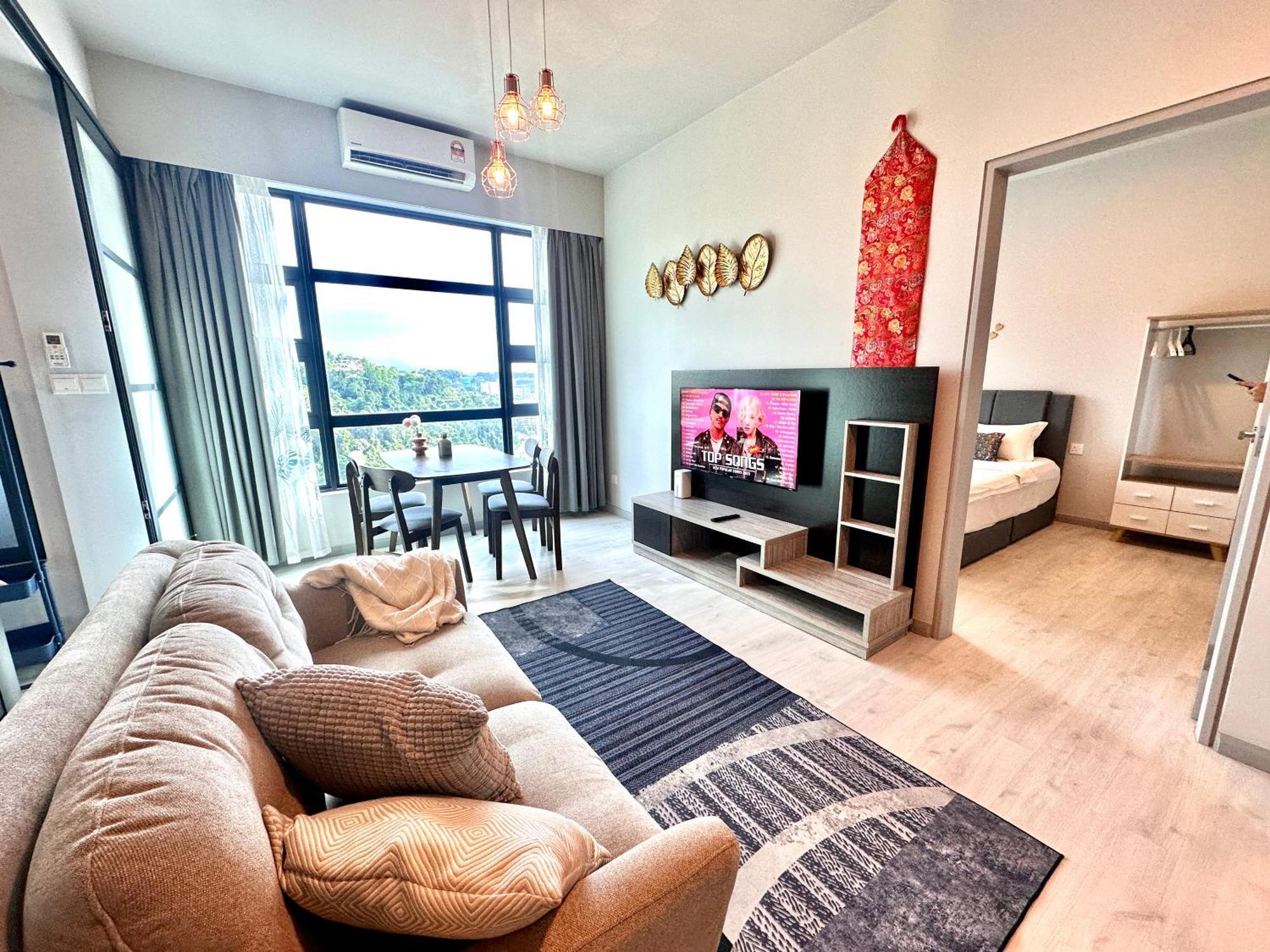 Jq1 Sea & Pool Or City View Wifi I Washing Machine For Some Units I Cuckoo Water Jesselton Quay By R2 Κότα Κιναμπαλού Εξωτερικό φωτογραφία
