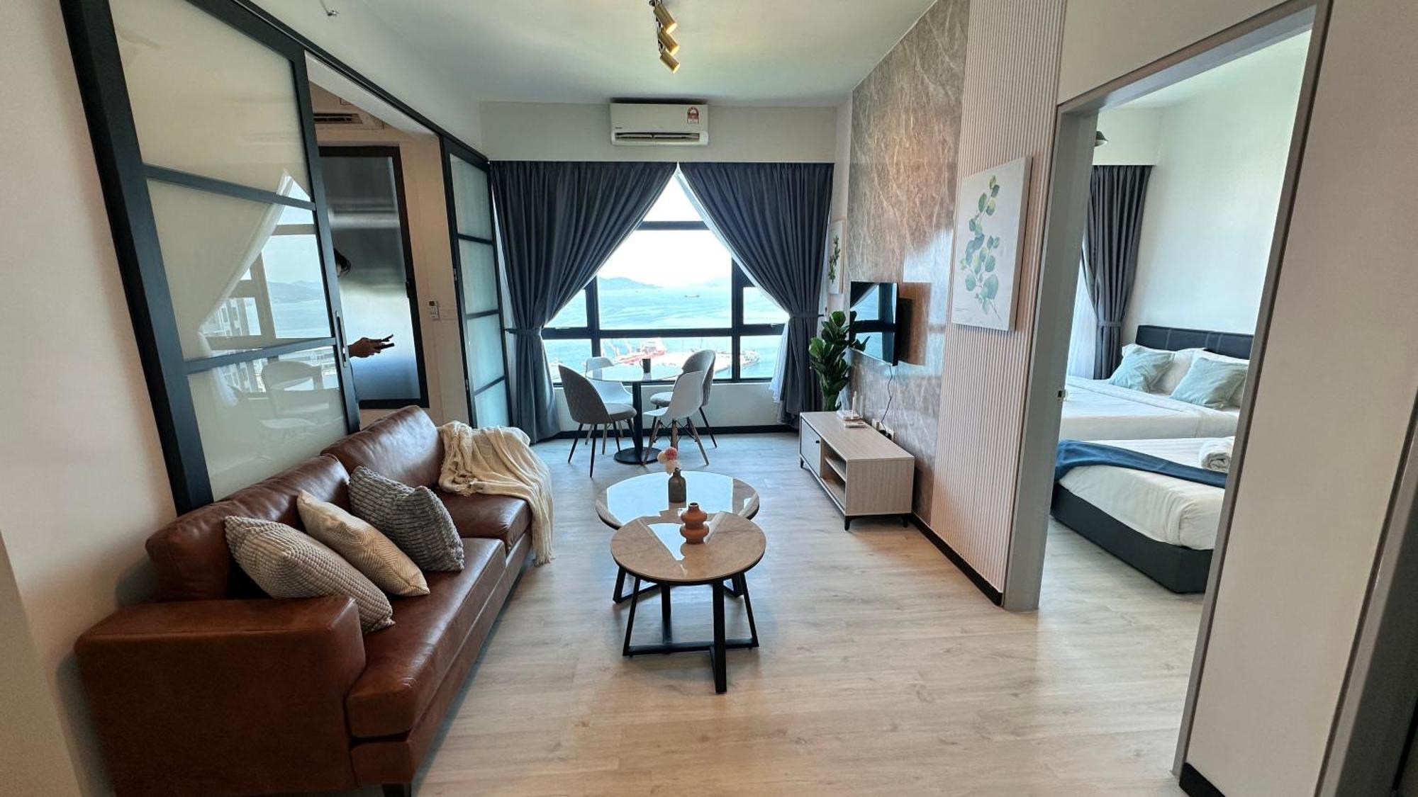 Jq1 Sea & Pool Or City View Wifi I Washing Machine For Some Units I Cuckoo Water Jesselton Quay By R2 Κότα Κιναμπαλού Εξωτερικό φωτογραφία